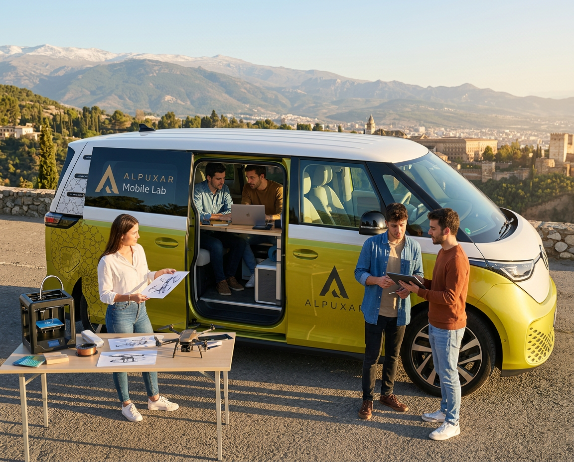 Alpuxar team working in Granada